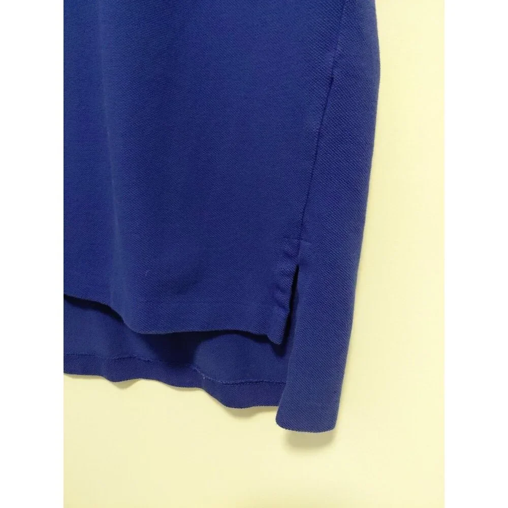 Polo Ralph Lauren Men's Classic Polo Shirt Royal Blue Orange Pony Logo Large